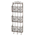 Vintage Charm Triple Wall Rack